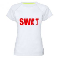 Женская футболка для спорта SWAT - PrintSalon