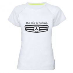Женская футболка для спорта The best or nothing - PrintSalon