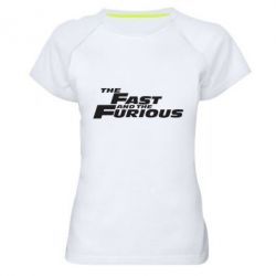 Жіноча футболка для спорту The Fast and the Furious - PrintSalon
