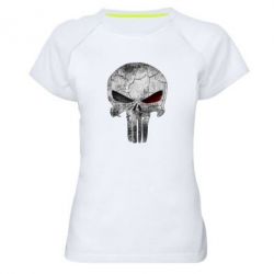 Жіноча футболка для спорту The Punisher Logo - PrintSalon