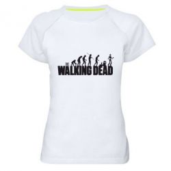 Женская футболка для спорта The Walking Dead Evolution - PrintSalon
