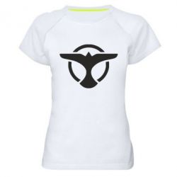 Женская футболка для спорта Tiesto Logo - PrintSalon