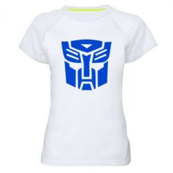 Женская футболка для спорта Трансформеры Автоботы - PrintSalon