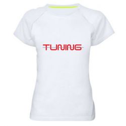 Женская футболка для спорта TUNING - PrintSalon