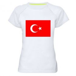 Женская футболка для спорта Турция - PrintSalon