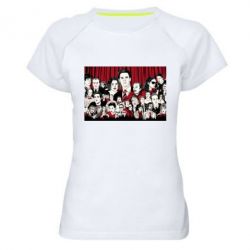 Женская футболка для спорта Твин Пикс