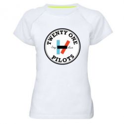 Женская футболка для спорта Twenty One Pilots Stay Alive - PrintSalon