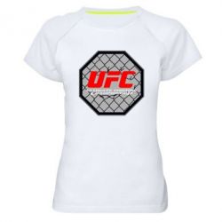 Женская футболка для спорта UFC Cage - PrintSalon