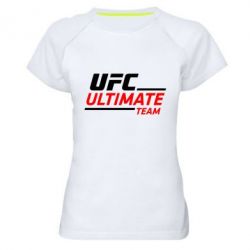 Жіноча футболка для спорту UFC Ultimate Team - PrintSalon