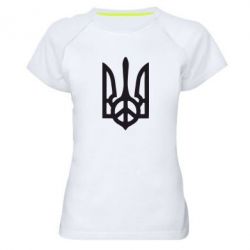 Женская футболка для спорта Ukraine Peace - PrintSalon