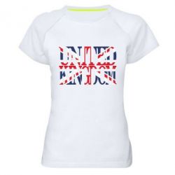 Женская футболка для спорта United Kingdom - PrintSalon
