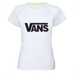 Жіноча футболка для спорту Vans - PrintSalon