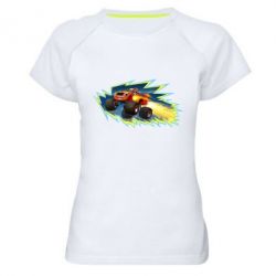 Женская футболка для спорта Вспыш 2 - PrintSalon