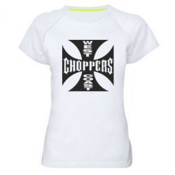 Женская футболка для спорта West Coast Choppers - PrintSalon