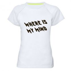 Женская футболка для спорта Where is my mind - PrintSalon