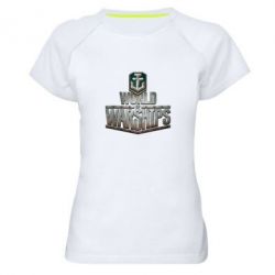 Жіноча футболка для спорту World of Warships - PrintSalon