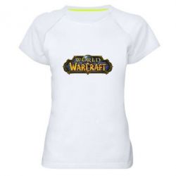 Жіноча футболка для спорту Wow Logo - PrintSalon