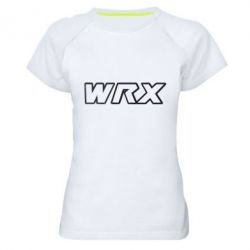 Женская футболка для спорта WRX logo - PrintSalon