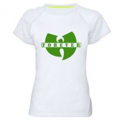 Женская футболка для спорта Wu-Tang forever - PrintSalon