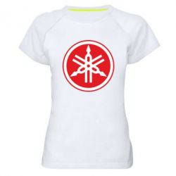 Женская футболка для спорта Yamaha Big Logo - PrintSalon