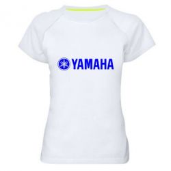 Женская футболка для спорта Yamaha Logo - PrintSalon