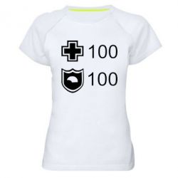 Жіноча футболка для спорту Життя і броня - PrintSalon