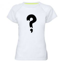 Женская футболка для спорта Знак Вопроса - PrintSalon