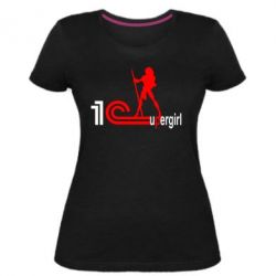 Женская премиум футболка 1Cupergirl - PrintSalon