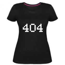 Женская премиум футболка 404 - PrintSalon