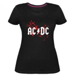 Жіноча преміум футболка ACDC - PrintSalon