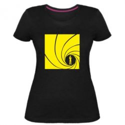 Жіноча преміум футболка агент 007 - PrintSalon