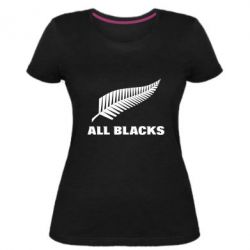 Женская премиум футболка All Blacks - PrintSalon