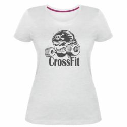 Женская премиум футболка Angry CrossFit - PrintSalon
