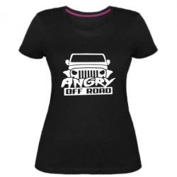 Женская премиум футболка Angry Off Road - PrintSalon
