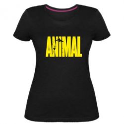 Женская премиум футболка Animal Gym - PrintSalon