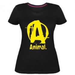 Женская премиум футболка Animal - PrintSalon