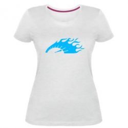 Женская премиум футболка At speed - PrintSalon