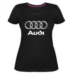 Жіноча преміум футболка Audi Великий - PrintSalon