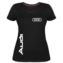 Женская премиум футболка Audi Sport - PrintSalon