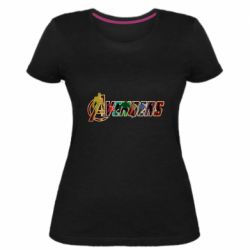 Женская премиум футболка Avengers - PrintSalon
