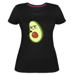 Женская премиум футболка Avocado swag - PrintSalon