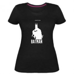 Жіноча преміум футболка Batman, justice - PrintSalon