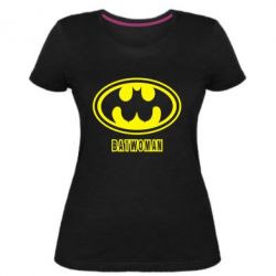 Жіноча преміум футболка Batwoman - PrintSalon