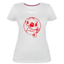 Жіноча преміум футболка Бибизяна - PrintSalon