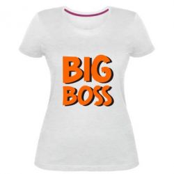 Женская премиум футболка Big Boss - PrintSalon