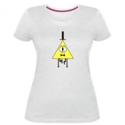 Женская премиум футболка Билл Шифр - PrintSalon