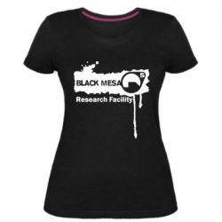 Жіноча преміум футболка Black Mesa - PrintSalon