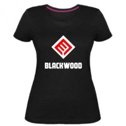 Женская премиум футболка Blackwood Warface - PrintSalon