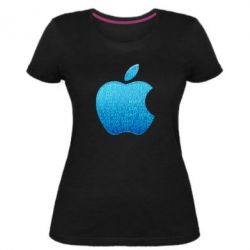 Женская премиум футболка Blue Apple - PrintSalon