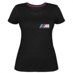Женская премиум футболка BMW M POWER Small - PrintSalon